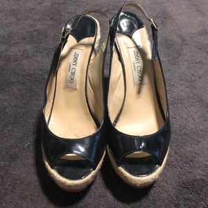 Barely worn Jimmy Choo wedges!!